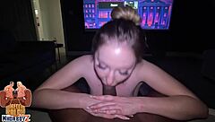 Slutty Canadian Pawg Gulps BBC Cum After Movie Night Fuck!