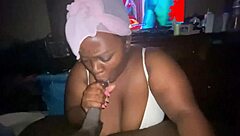 Sloppy deepthroats end in endless big black cock throatpies