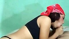 Petite Girlfriend Squeezes Cock Until Explosive Milk Release