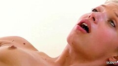 curly blonde teen hairy pussy seduced by masseur fuck