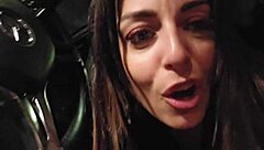 horny brunette big tits ass amateur couple outdoor full fuck giacomo