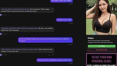 Ai slut strips in poker then submits to oral sex