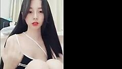 Beautiful asian girl moans hot on phone sex