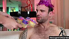 Watch Ashley Graham ride Alex Legend's cock after her steamy striptease