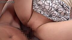 busty japanese milf neighbor flaunts huge natural tits seductively