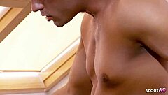 skinny blonde 18yo seduces big dick for deep anal cumshot