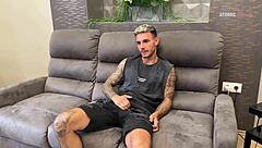 Slutty Wife Delivers Secret Footjob and Deepthroat Blowjob