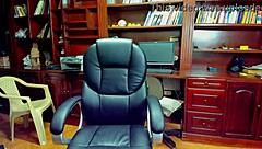 Teen Secretary's Office Anal Masturbation