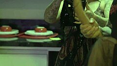 brazilian big ass backstage with monster cock and feet play