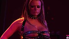 disobedient brunette spanked hard then roughly fucked in tight pussy garage punishment