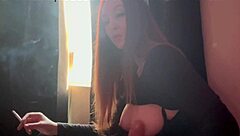 Italian Big Tits Artemisia Loves Dildo Handjob Smoking Fetish!