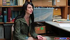 alex harper detained in shop office for theft questioning and resolution