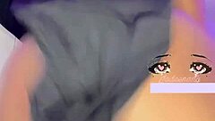 T3nt cl3 squirts wet pussy anal fuck ebony lingerie fingering pt 2