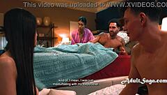 family bed share turns into wild group taboo fuck