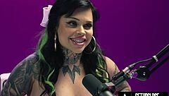 Up Close Busty Tattooed Babe Xwife Karen Hitachi Orgasm!