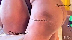 Ebony model discovers two monster african cocks creampie thrill