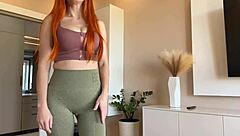 Friend's Redhead Stepmom Seduces with Passionate Ride