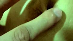 i explore her deep navel during amateur fetish massage session