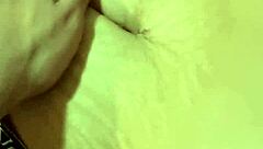 i explore her deep navel during amateur fetish massage session