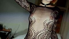 skinny redhead begs for piss in throat after party