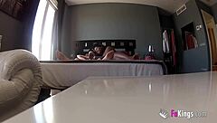 Cuban Lisa Black Deepthroats Jordi in Full Service Interracial Blowbang