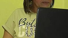 milf passionately fucks failing student with huge tits dirty talk