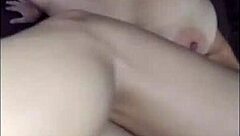 girl caresses balls before position fucks