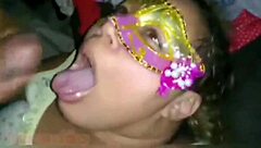 cumshot in my whore's mouth feels amazing