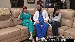 Ditria Rose's tight pussy creampied in domination pov