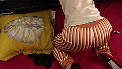 French Amateur Clothed Satin Lingerie Pussy Fuck Deepthroat Ass to Mouth