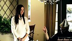 gorgeous babe drilled missionary creampie erotic classy fantasy roleplay