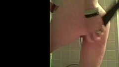 Skinny Young Teen Assfucks Dildo Then Deepthroats It