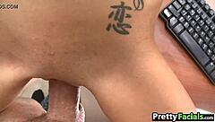 cindy jones beautiful teen facial cumshot delight