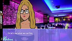 lesbian strippers tear clothes in wild nightclub game