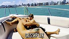 Nude latina boat fuck rides big cock creampie fill