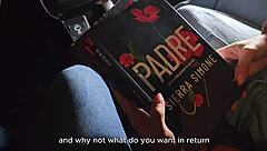 Latina Bookstore Girl Removes Condom for Car Creampie Ride