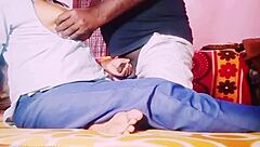 indian teen's huge boobs bounce as she fucks neighbor uncle dirty talk