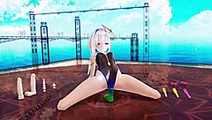 i'm riding this dildo so deep and hard