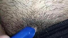 Curvy european milf teases big pussy on cam