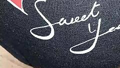 Curvy european milf teases big pussy on cam