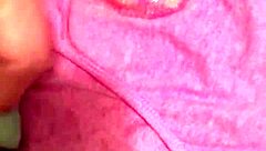 dirty cum floods soaking panties in hot creampie explosion