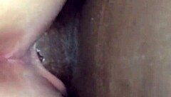 fucking my side chick while stuffing her ass with dildo