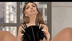 Becky and Kiko lick hairless wet pussies in lesbian play