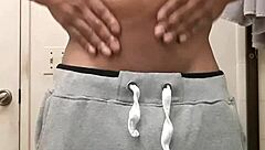 after shower i oil up my big black cock