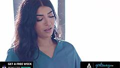 Petite Vanna Bardot Oiled Sensually By Masseuse Jasmine Sherni