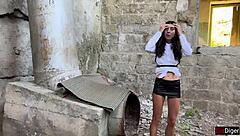 Hardcore Orgy Abandoned House Skinny Girl Gangbanged Rough