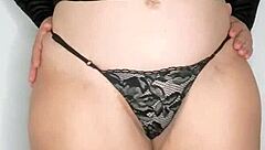 Sexy Stepmom's Fat Juicy Shaved Pussy Exposed