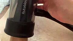 Vacuglide Machine Milks Cock Hard in Extreme Teasing Session