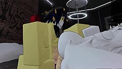 monster cock fucks big ass furry babe in condo