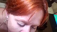 Redhead Webcam Swallows Spanked Cousin Cum Smiling